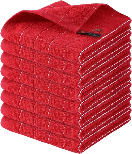 Miniatura 104 de Homaxy Paños de cocina 100% algodón de felpa, toallas de cocina ultra suaves y absorbentes para la cocina, adecuadas para secar y lavar platos