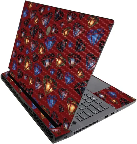 Miniatura 343 de MightySkins - Skin brillante con purpurina para Alienware M17 R3 (2020) y M17 R4 (2021) - Diversión de los años 90 Acabado duradero con purpurina