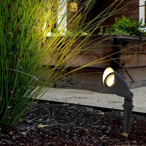 Miniatura 8 de Angoily 25 estacas de luz solar, 5.5 x 0.55 pulgadas, estacas de repuesto de luz, para Halloween, para iluminación de jardín, paisaje, patio