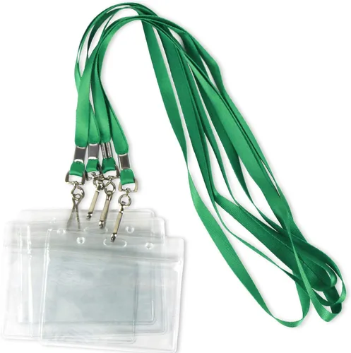 Cordones con soporte para tarjetas de identificación, etiquetas de nombre, etiquetas de tarjetas, cordón de cadena, collar personalizado, ganchos en