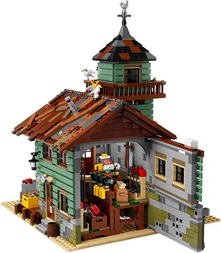 Miniatura 2 de LEGO Ideas Old Fishing Store (21310) - Juguete de construcción y regalo popular para los fanáticos de LEGO Sets y el aire libre (2049 piezas)