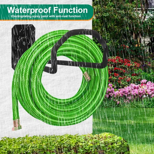 Miniatura 2 de PeoMev 2pcs Colgadores de Manguera de Servicio Pesado Montaje en Pared Soportes de Manguera de Agua para Exterior, Soporte de Manguera Resistente 2