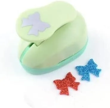 Miniatura 25 de Fascola Perforadora de papel de 5/8 pulgadas, para álbumes de recortes, grabado, corte de niños, perforadora hecha a mano (mariposa 1)