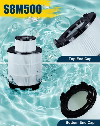 Miniatura 3 de Pool Filter S8M500 Sta-Rate System 3 170148 & 170147 Pen-tair Modular Media 500 25022-0225S Inner and Outer Cartridge Replacement Kit (S8M500)