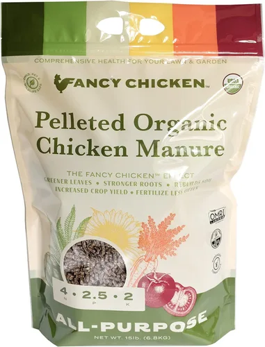 Miniatura 6 de Abono multiusos Fancy Chicken - 5 libras de estiércol orgánico de pollo en bolitas y seco Alimento vegetal totalmente natural Ideal para plantas