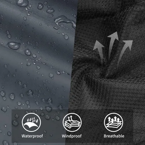 Miniatura 4 de Pantalones de lluvia para mujer, impermeables, ligeros, transpirables, senderismo, ciclismo, al aire libre, con bolsillo