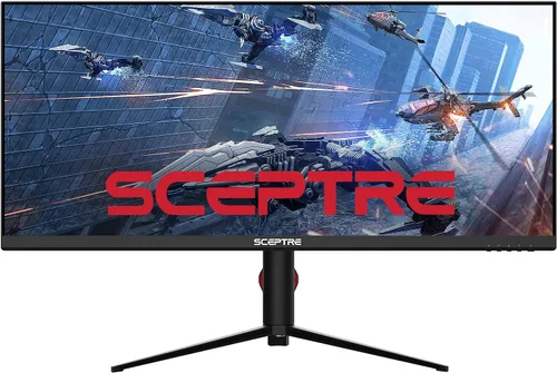 Miniatura 8 de Sceptre Monitor LED creativo curvo UltraWide 21: 9 de 34 pulgadas 2560x1080 HDMI DisplayPort sin marco hasta 100Hz, negro máquina 2020 (C345W-2560UN)