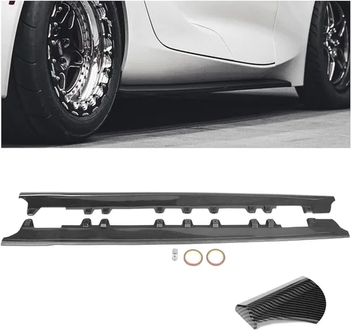 KUAFU Falda lateral compatible con modelos Toyota GR Supra A90 2020-2024, 2 puertas, Artisan Spirit, 2 piezas, faldas laterales, panel basculante,