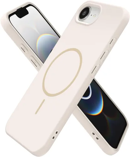 Miniatura 194 de oakxco Funda de silicona Mag Safe para iPhone 17 Pro Max, funda magnética delgada y fina compatible con carga inalámbrica MagSafe, bonita funda Negro