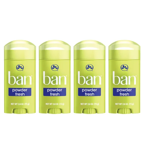 Ban Desodorante antitranspirante sólido invisible para mujeres y hombres, protección contra el sudor y el olor de las axilas durante 24 horas,