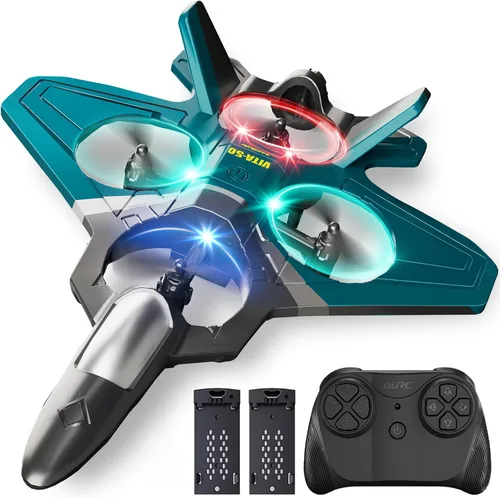 Aviones RC para niños y adultos, control remoto de espuma, aviones, helicópteros, drones, juguetes para niños y adultos de 8 a 12 y 16 años, avión
