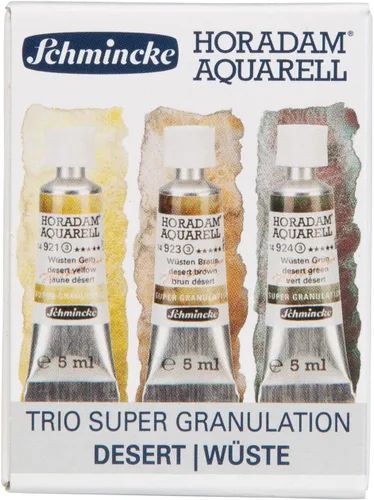 Miniatura 19 de Schmincke - HORADAM® AQUARELL, surtido completo de 40 medios recipientes de acuarelas de granulación súper fuerte, 74 440 097, caja de metal