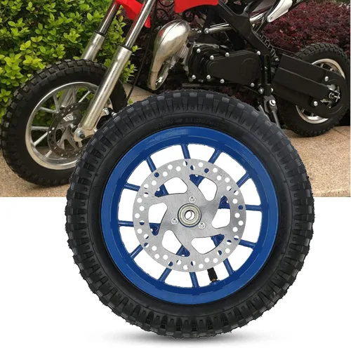 Miniatura 3 de Neumático y llanta delantera de 12.5 x 2.75 pulgadas, neumático de goma + llanta de metal, mini rueda delantera de bicicleta, para mini motocross
