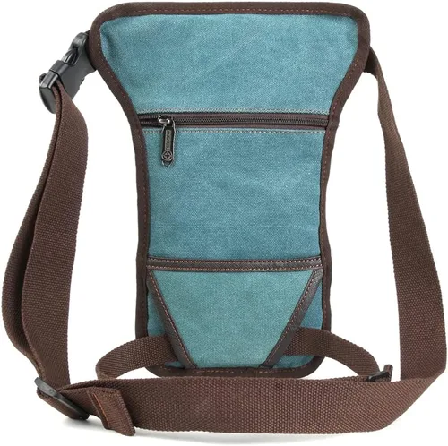 Miniatura 3 de Riñonera de lona para motocicleta para hombres y mujeres, para viajes al aire libre, deportes, ciclismo, equitación, senderismo, camping, pesca