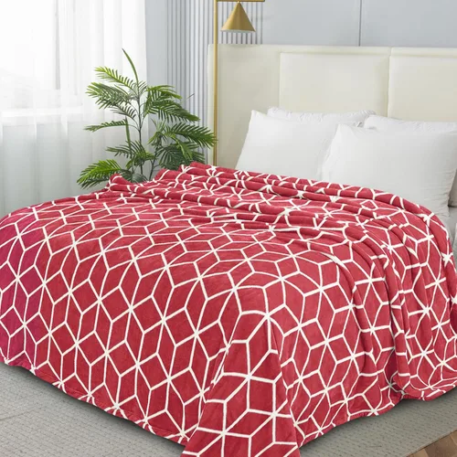 Miniatura 15 de Elegant Comfort Manta ultrasuave de microterciopelo de lujo, suave, mullida, tamaño matrimonial/queen, verde