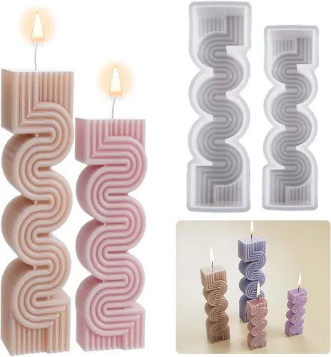 Miniatura 9 de Suture Bear Doll Bear Candle Animal Resina Casting Making Moldes Molde de silicona para velas Decoración del hogar Fabricación de velas Molde