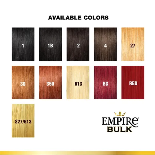 Miniatura 7 de Sensationnel Empire Bulk Braiding – Trenzado a Granel – Trenzas de cabello humano profundo para estilos de caja boho sin nudos o estilos de ondas