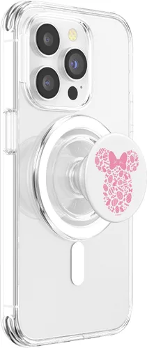 Miniatura 3 de Disney Minnie Mouse PopSockets MagSafe PopGrip de Pascua rosa para iPhone