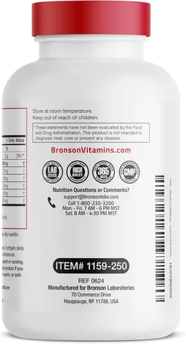 Miniatura 7 de Bronson Aceite de krill antártico 2000 mg con omega-3 EPA, DHA, astaxantina y fosfolípidos, 250 cápsulas blandas (125 porciones)