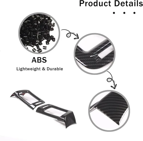 Miniatura 6 de 2 piezas de marco de ventilación lateral para Honda Pilot 2016-2022/ Ridgeline 2017-2024/ Passport 2019-2024, accesorios de cubierta de salida