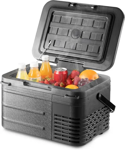 Refrigerador de 12 voltios, mini refrigerador portátil para automóvil de 11 cuartos de galón, compresor congelador enfriador eléctrico -4℉~68℉,