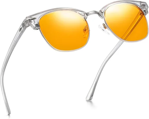 Miniatura 46 de Gafas de Luz Azul para Mujer/Hombre Gafas de Computadora de Luz Azul para Mujeres/Hombres A04-cristal marco plateado