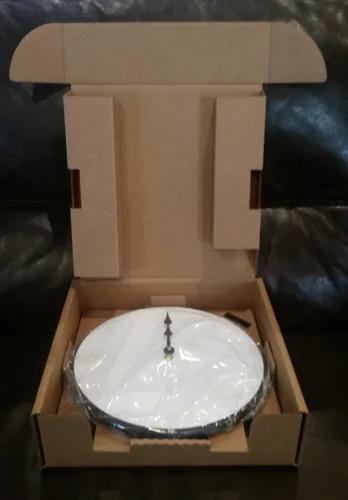 Miniatura 5 de Waterford - Reloj de pared de péndulo Mecanismo de cuarzo ultra silencioso Hecho a mano en Estados Unidos hermoso color nítido duradero Viene