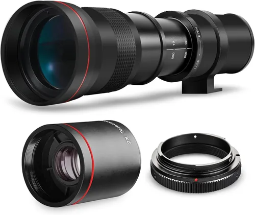 BM 16.535-62.992 in f/8.3 HD Teleobjetivo manual zoom lente para Sony Alpha a1, a6500, a6600, a6700, a9, a9 II, a9 III, a7 III, a7 IV, a7S III, a7C,