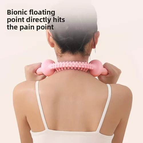 Miniatura 4 de Keenso Muscle Roller Stick, with Scale Patterned Handle, Multifunctional Manual Massage Tool for Whole Body Relaxation