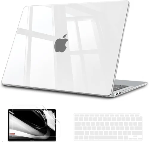Miniatura 22 de B BELK Funda compatible con MacBook Air de 13 pulgadas 2022 2021 2020 2019 2018 A2337 M1 A2179 A1932 Touch ID, carcasa rígida de plástico mate