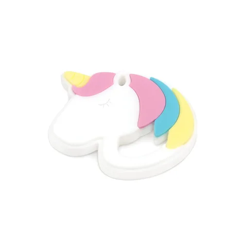 Bumkins Llaves Anillos de Juguete Congelador para Dentición de Bebé, Chupete de Silicona Suave y Flexible, Seguro para Masticar, Alivio Fresco para