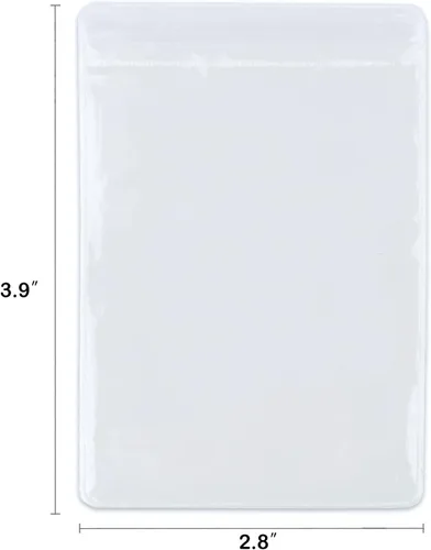 Miniatura 7 de WEDDINGHELPER Bolsas de joyería pequeñas autosellantes de plástico con cremallera, bolsas transparentes de PVC transparente para guardar pulseras