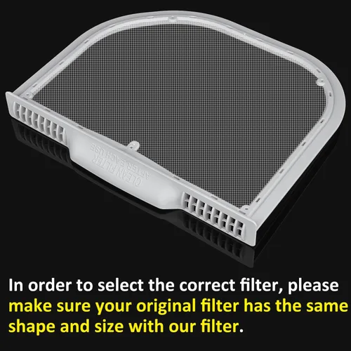 Miniatura 4 de 5231EL1001C - Filtro de pelusa de repuesto para secadoras LG y Kenmore, trampa de pantalla de pelusa para secadora ultra duradera, compatible