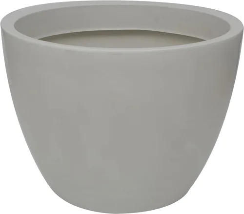 Miniatura 21 de ECOBO - Maceta redonda ecológica de 23.6 pulgadas Vicenza para uso en interiores y exteriores, duradera, versátil y ligera, diseñada por artesanos