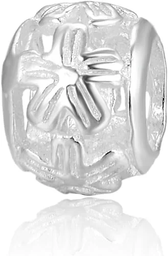 Miniatura 7 de Adabele Cuentas sueltas de plata de ley 925 real con agujero grande para piedras preciosas de cristal, pendientes de cristal, collares, tobilleras