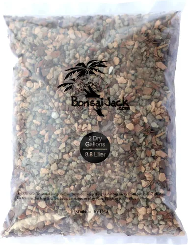 Miniatura 10 de Bonsai Jack Tierra para suculentas, cactus y bonsái - Mezcla arenosa de Jack - 1 galón – Drenaje rápido – Combate la pudrición de la raíz – pH