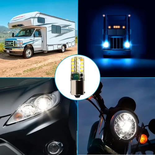 Miniatura 6 de HQRP Paquete de 2 bombillas LED ultra brillantes 1156 color blanco frío compatibles con John Deere JD AD2062R, piezas de repuesto LA115 D130 CS y CX