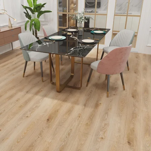 Miniatura 9 de Lareko 6 pies cuadrados, azulejos de suelo de madera para despegar y pegar, paquete de 4 azulejos de vinilo gris (sin residuos de adhesivo) 36"×6