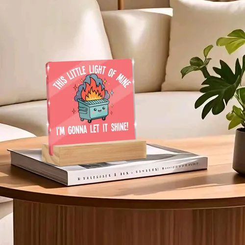 Miniatura 4 de Regalos divertidos de oficina para compañeros de trabajo, regalos para jefes, placa acrílica con tarifas de escritorio de respuesta, regalo de broma