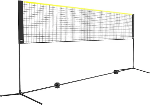 Miniatura 10 de VEVOR Badminton Net, Height Adjustable Volleyball Net, Wide Foldable Pickleball Net, Portable Easy Setup Tennis Net Set with Poles, Stand and Carry