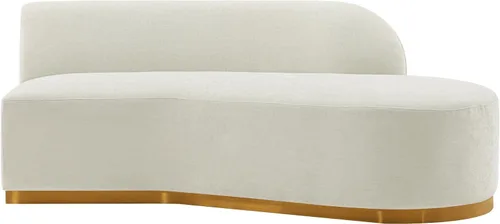 Miniatura 14 de Manhattan Comfort Daria - Sofá modular contemporáneo de 2 piezas en tapicería de lino, sofá de sala de estar de 132 pulgadas con marco de madera