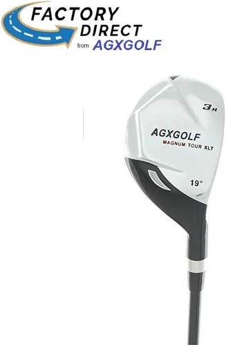 Juego de hierros Magnum All Graphite Series para niños: con 3 hierros híbridos + hierros 5, 6, 7, 8 y 9 + PW + cuña de arena adicional fabricada en