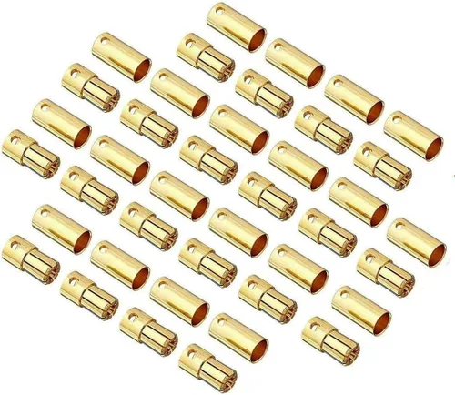Miniatura 7 de FLY RC - 20 pares de conectores banana macho hembra de 4.0mm 4mm para batería ESC motor RC