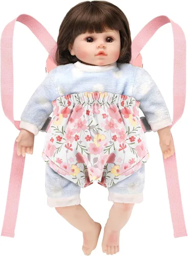 Miniatura 6 de Portabebés para Muñecas de GAGAKU para Niñas Pequeñas Portabebés para Muñecas Reborn Portador de Muñecas para Bebés Pequeñas Edades 1-3 Años