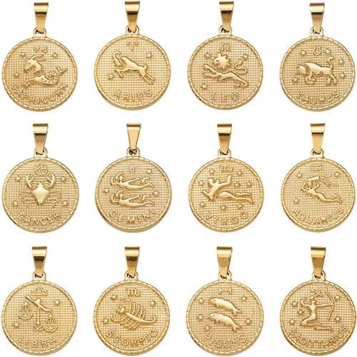 Miniatura 8 de Dijes colgantes de acero inoxidable surtidos de metal para manualidades, collares, pulseras, aretes, llaveros, fabricación de joyas, Acero