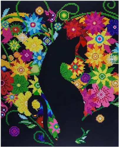 Miniatura 9 de DIAMOND ART BY LEISURE ARTS Kits de pintura de diamantes para adultos de 14 x 16 pulgadas, vino abstracto avanzado, taladro completo, kits de arte