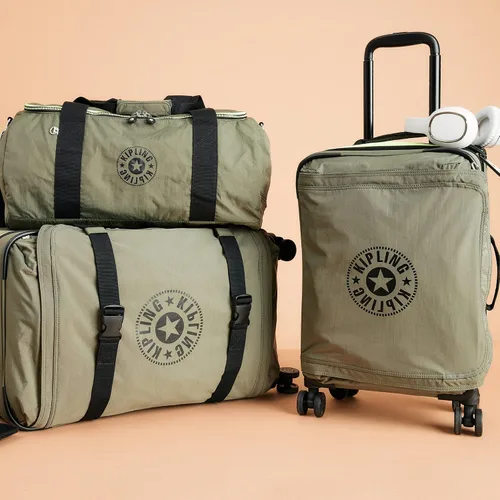 Miniatura 5 de Kipling Equipaje de mano pequeño espontáneo con ruedas, Strong Moss C