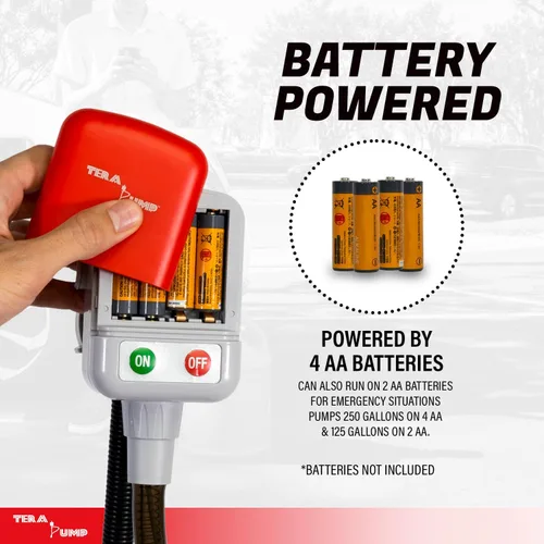 Miniatura 7 de TERA PUMP Bomba de combustible de gas resistente a la lluvia de próxima generación, manguera de vinilo de 4.25 pies de largo, bomba de sifón