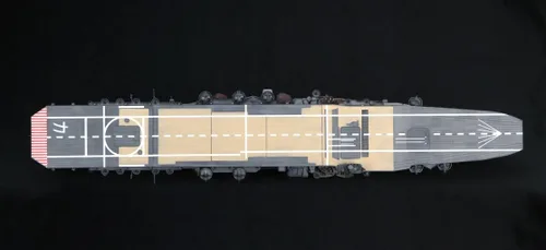 Miniatura 4 de 1/350 Portaaviones de la Armada Japonesa Kaga
