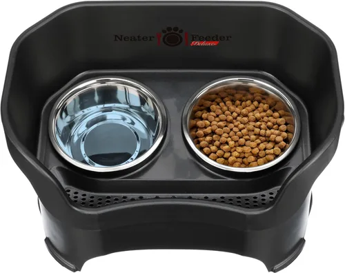 Miniatura 8 de Neater Pet Brands Neater Feeder Deluxe Cuencos para perros a prueba de derrames elevados para perros grandes de más de 40 libras, fabricado en EE.